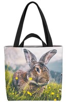 Hase Berglandschaft Tasche Hase Osterhase Ostern Tier Haustier Fell Ohren Zoo