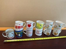 Grandma Grandpa mug estate lot of 11 mugs enesco jsny england etc