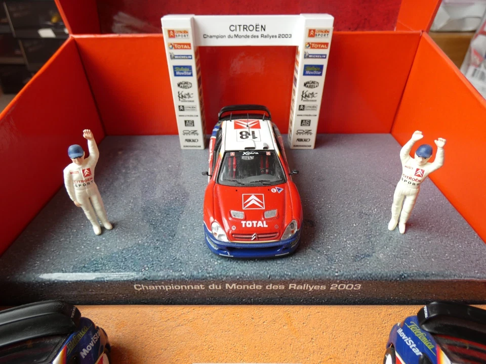 Citroen Xsara WRC Loeb Sainz Mcrae Champion Mondo Rally 2003 NOREV 1/43 Scatola - Immagine 3 di 4