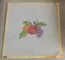 FRUIT Hand Painted Needlepoint Canvas 14  x 14  VIP 115 NEW