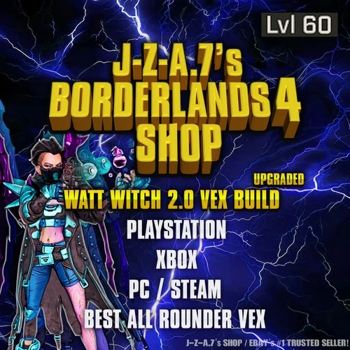 Borderlands 4✨ WATT WITCH 2.0 VEX BUILD LEVEL 60 BL4 GEAR ✅PC-PS-XBOX✨MOXSY