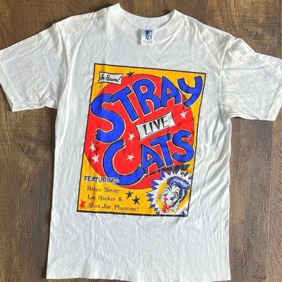 Stray Cats Rock band Poster tee Reprint Digital T shirt Men Women tee NH25823