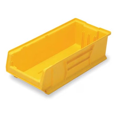 Quantum Storage Systems Qus952yl Storage Bin, Polypropylene/Polyethylene,