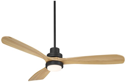 52" Casa Delta DC Matte Black Outdoor CCT LED Ceiling Fan with Remote 4134G - Picture 2 of 8