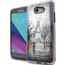 GSA Fused Rainy Paris Day Hybrid Case For Samsung Galaxy J3 (2017), J327