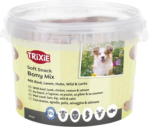 Trixie Bony Mix XXL mélange de friandises bicolores tendres bœuf agneau volaille