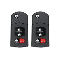 Replacement Flip Key Fob for Mazda 6 2006-2008 FCC KPU41788 Part Number