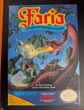 Faria: A World of Mystery & Danger! (Nintendo NES) Complete In Box (CiB)