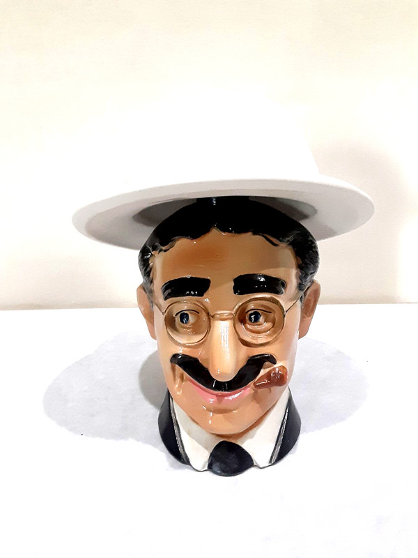 VINTAGE  GROUCHO MARX   Ezra Brooks   Decanter   Liquor Bottle!