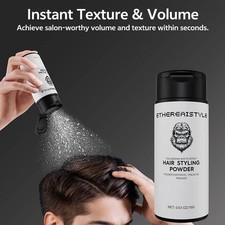 Hair Volumizing Styling Powder Root Lift Long Lasting Fullness Oil Free Control
