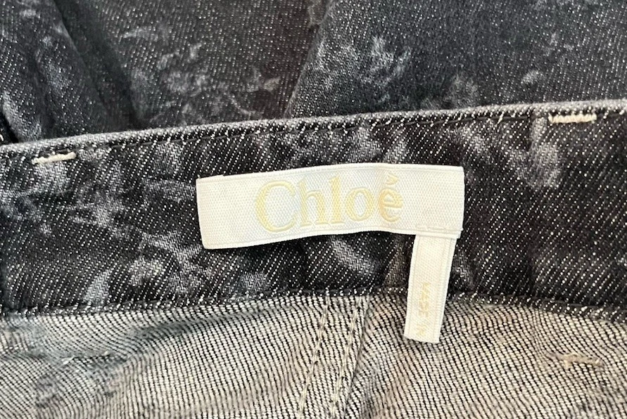 *USADO EN EXCELENTE ESTADO* Bermudas de mezclilla de tiro alto Chloé East West 44 12 31 32 Foto 3 de 4
