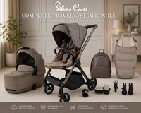 Silver Cross Pram Travel System Bundle NEW Pushchair Carrycot Seat Accessories