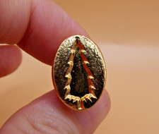 Vintage Mid-Century Goldtone Pine Tree Sealing Wax Stamp Seal