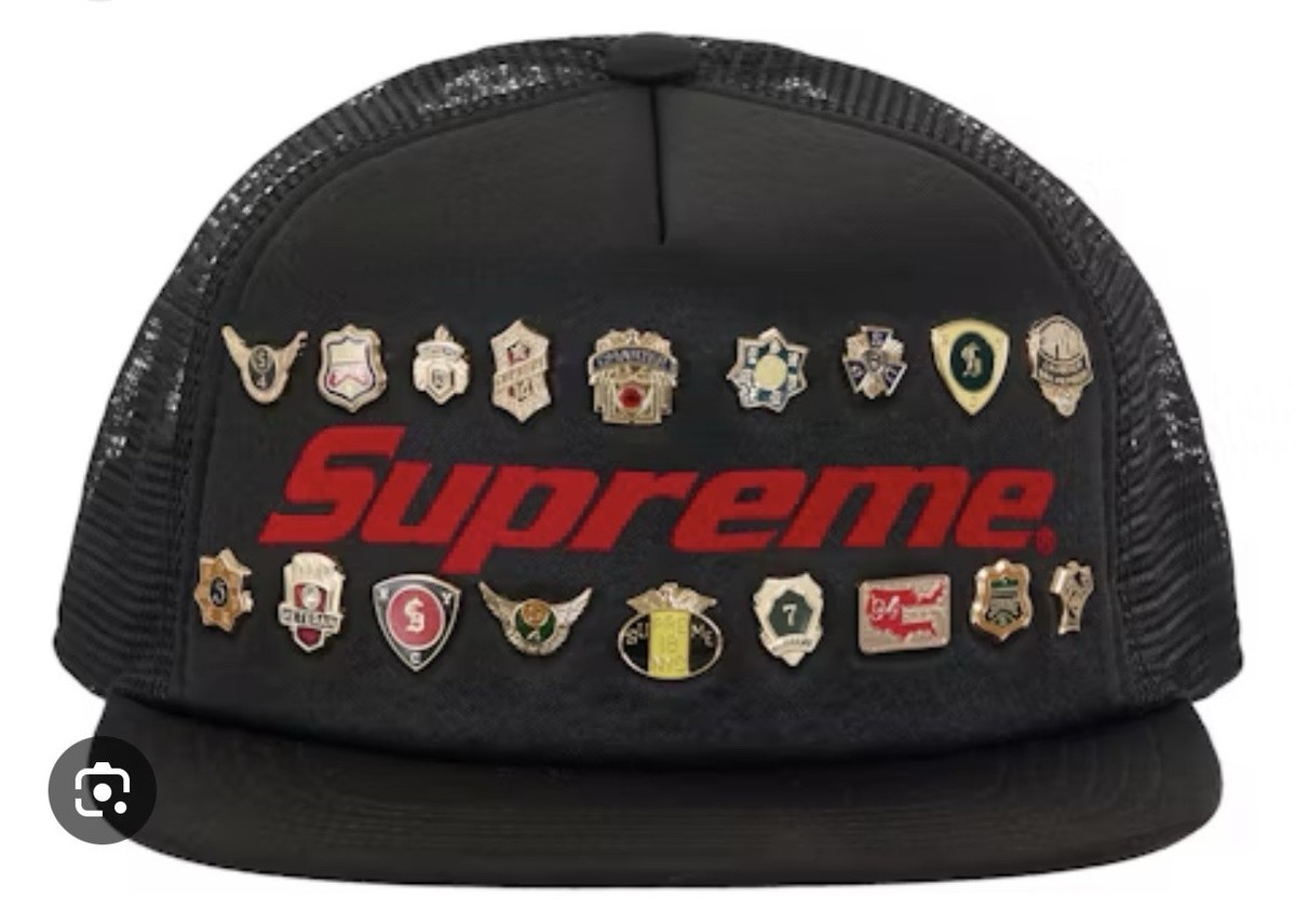 Supreme Pins Mesh Back 5-Panel Black | eBay