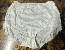 VINTAGE SEARS VERY IMPRESSIVE GRANNY PANTY  SIZE 8.  41/42 WHITE 2