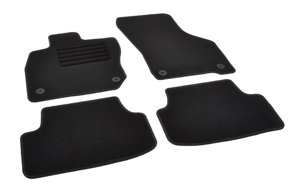 Passgenaue Schwarze Textilmatten Geeignet FüR Audi A3 Ab 2020-image