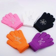 Skating Gloves Tools Stretch for versatile Children Cold-proof Figure Grip