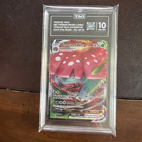 2021 Pokemon SWSH BSP Venusaur VMAX B/B #SWSH102 Venusaur VMAX TAG 10