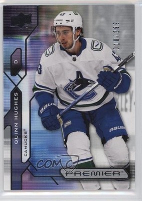 2021-22 Upper Deck Premier 10/299 Quinn Hughes #2 8mm