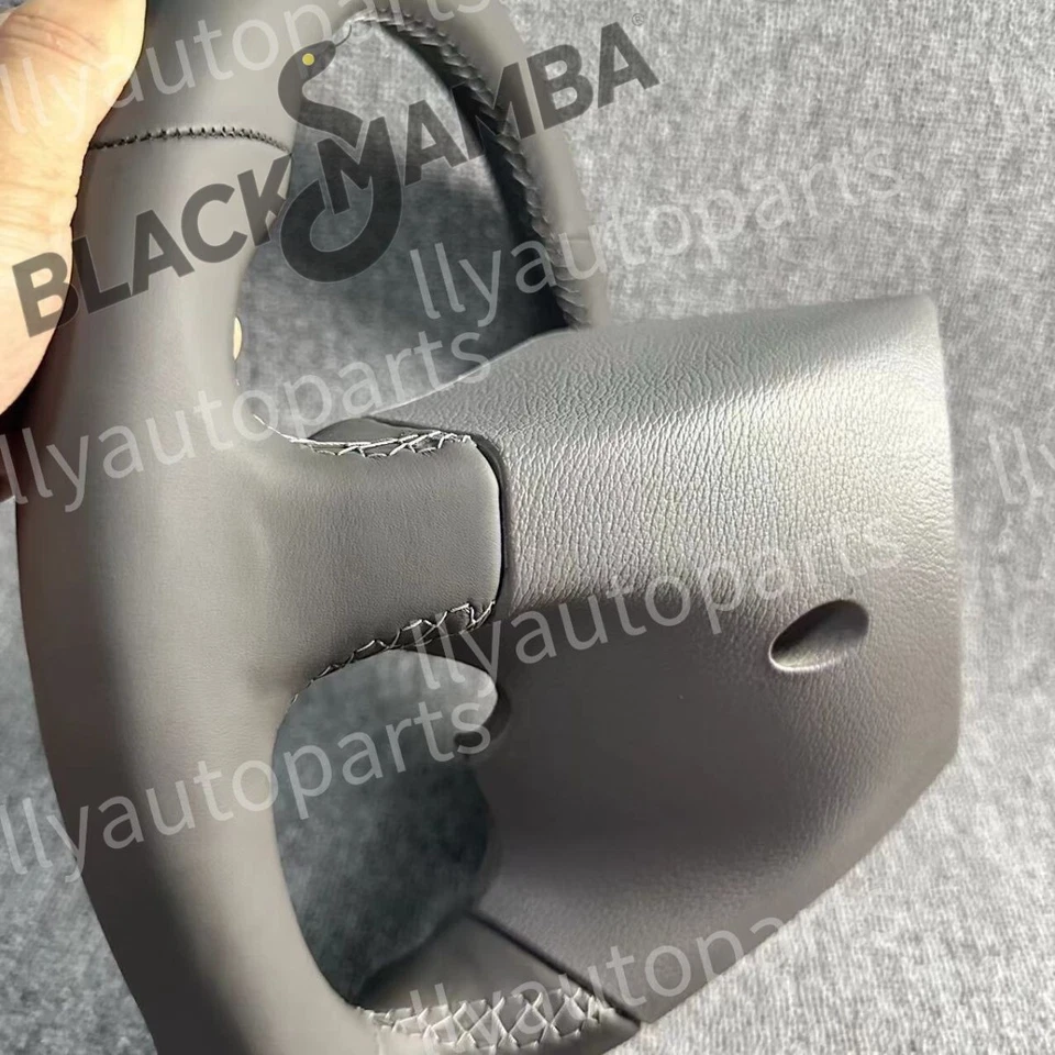 Full Leather Steering Wheel for Mercedes Benz R230 W219 W209 W211 CLK G55 E55 - Изображение 2 из 4