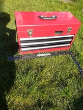 Halfords 3 Drawer Metal Portable Tool Box  / Chest