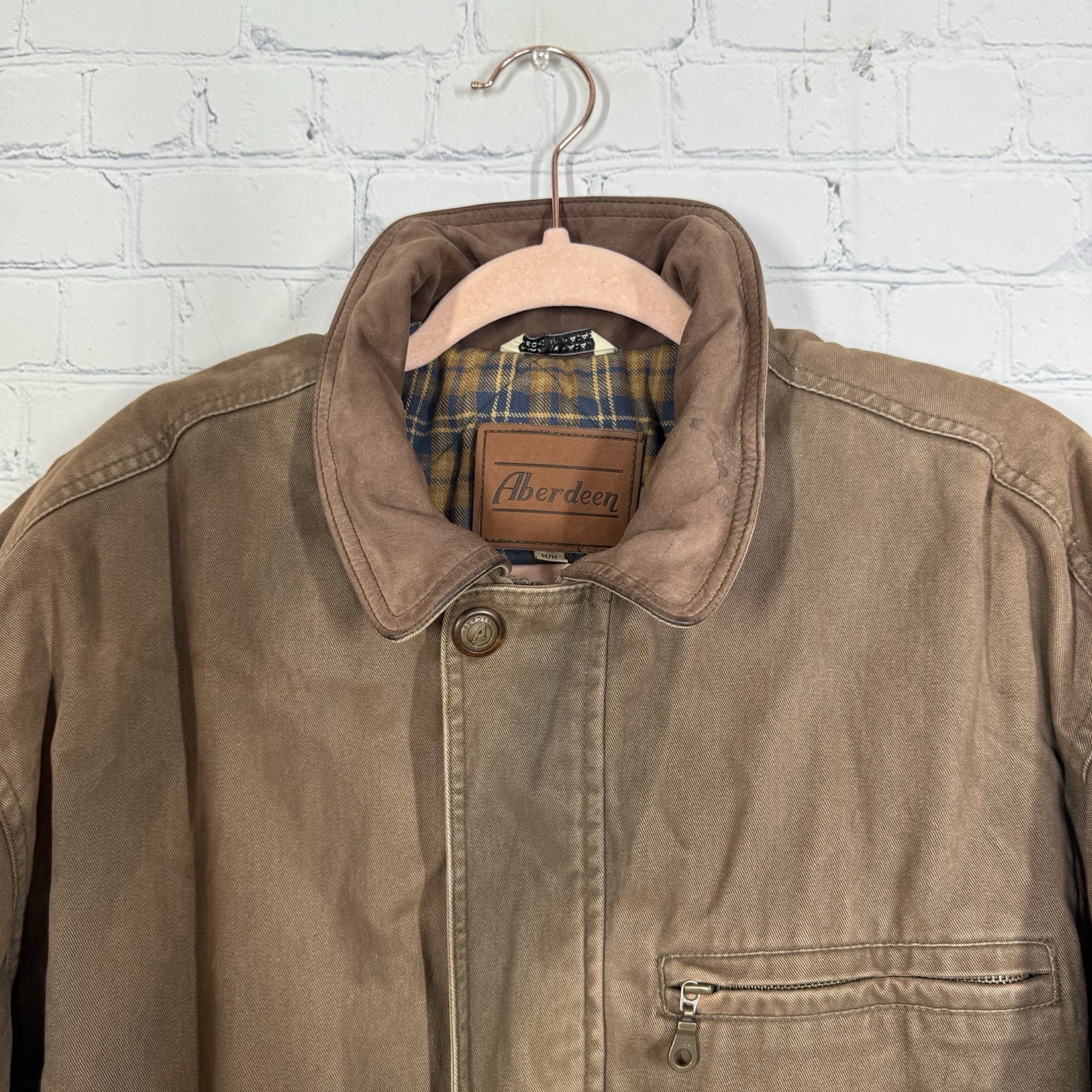 Aberdeen Chore Work Jacket Men Medium Utility Bar… - image 6