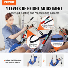 Universal Full Body Patient Lift Sling - Medium, 500LBS Capacity