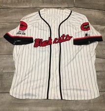 Vintage Starter Hanshin Tigers Black Cats Osan Air Base U-2 Baseball Jersey XL