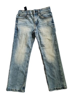 Kid's Unisex Cat & Jack White Wash Blue Denim Straight Legged Stretch Fit Jeans