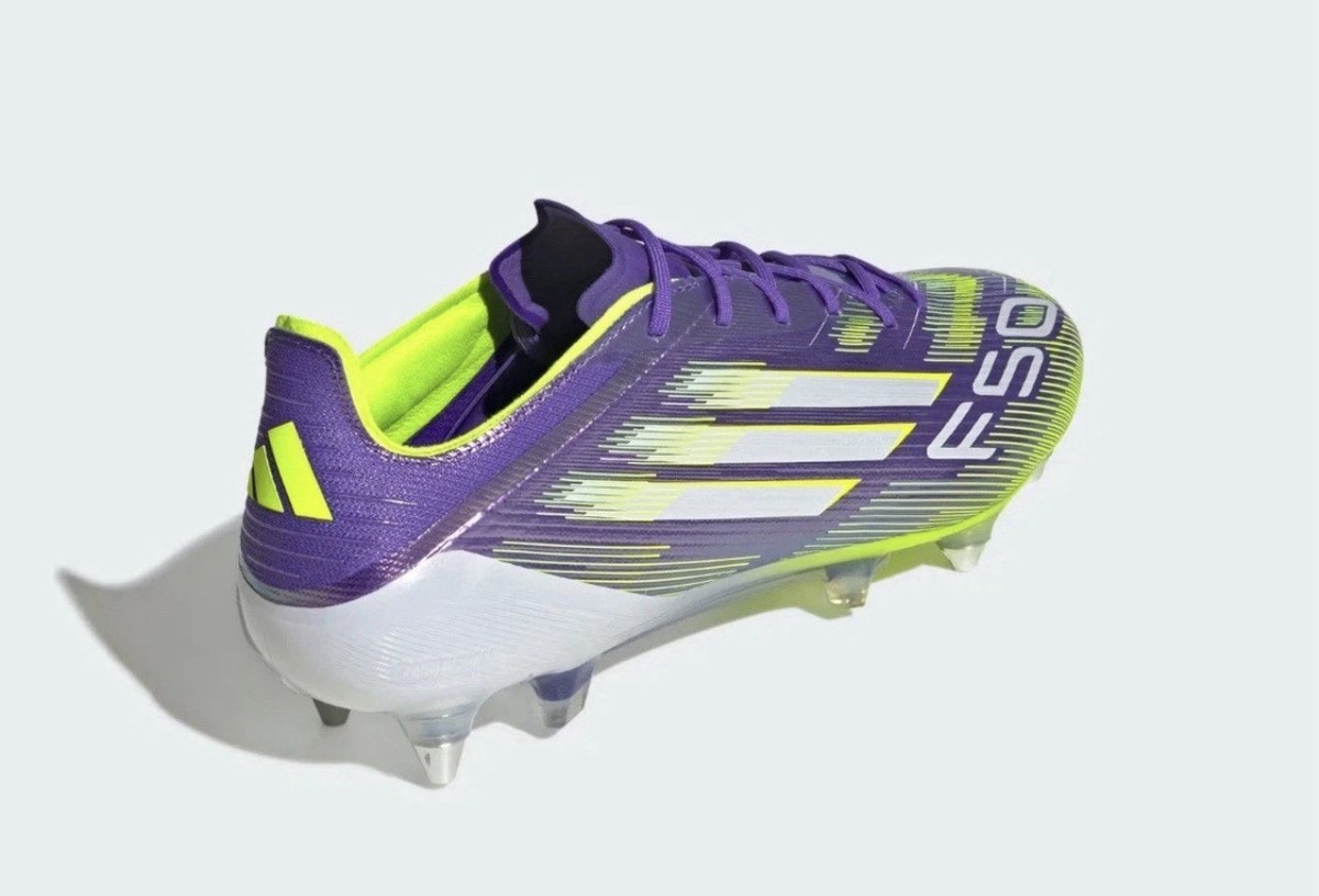 adidas F50 ELITE SG Soccer Cleats Purple Green JH7633 Mens Size 6