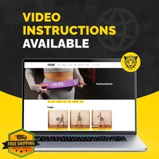Tribe Lifting Fabric Resistance Bands Set, Glutes, Legs
