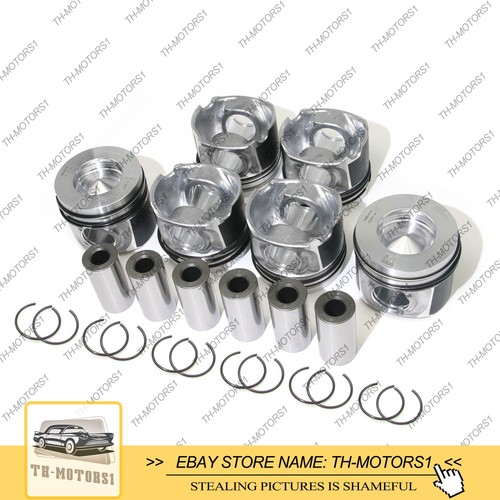 6pcs STD Pistons With Rings Set Φ84mm For BMW E90 E91 F10 F11 N57D30 3.0 Diesel - Picture 2 of 5