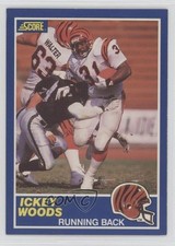 1989 Score Ickey Woods #63 7iu