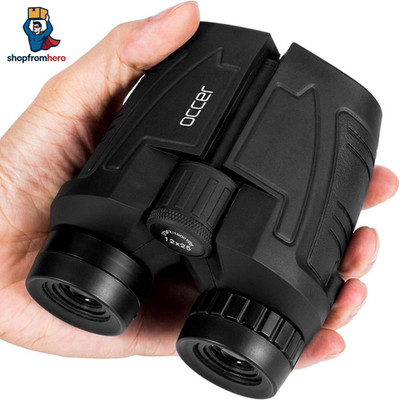 Fernglas 12 x 25 kompakt für Erwachsene Kinder faltbar Feldstecher HD Natur