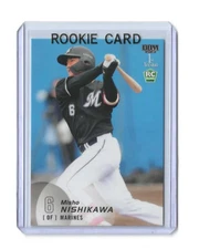 Misho Nishikawa 2025 BBM #238 Japanese Baseball ROOKIE Card Rookie of the Year