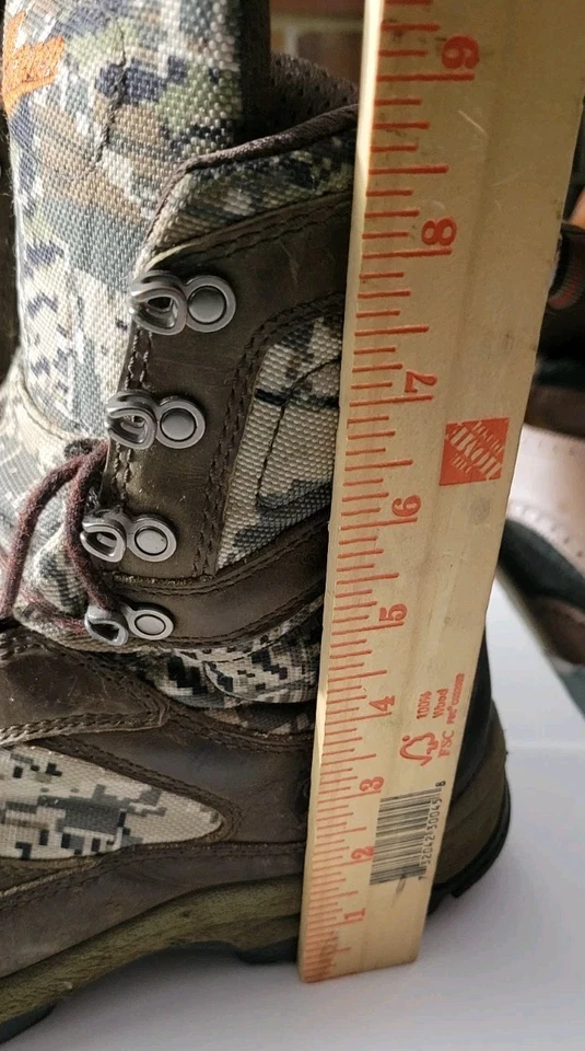 Danner High Ground 8 Boots Mens Size 10 Camo Gore-Tex Waterproof Hunting Shoes - Image 2 of 4