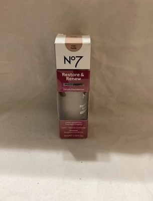 No7 Restore & Renew Multi Action Serum Foundation SPF 20, Cool Vanilla READ