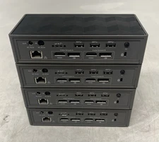 LOT OF 4 Targus Dock190USZ-82 USB-C Universal Dual Video 4K Docking Station