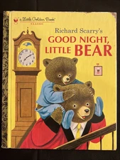 Vintage A Little Golden Classic Book Good Night, Little Bear 1989 #4243