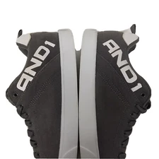 Men.AND1 Fundamental Gray Canvas Low Top Skater Shoes Sz 10.Comfort/Trending.EUC