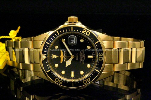Invicta Pro Diver 18K Gold Plated 37 
