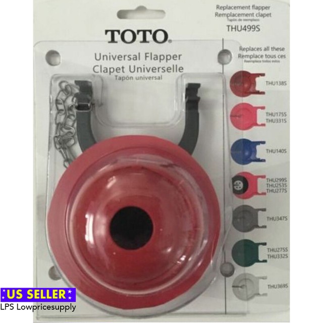 TOTO Thu331s Replacement Vinyl Toilet Flapper Drake Fast for sale