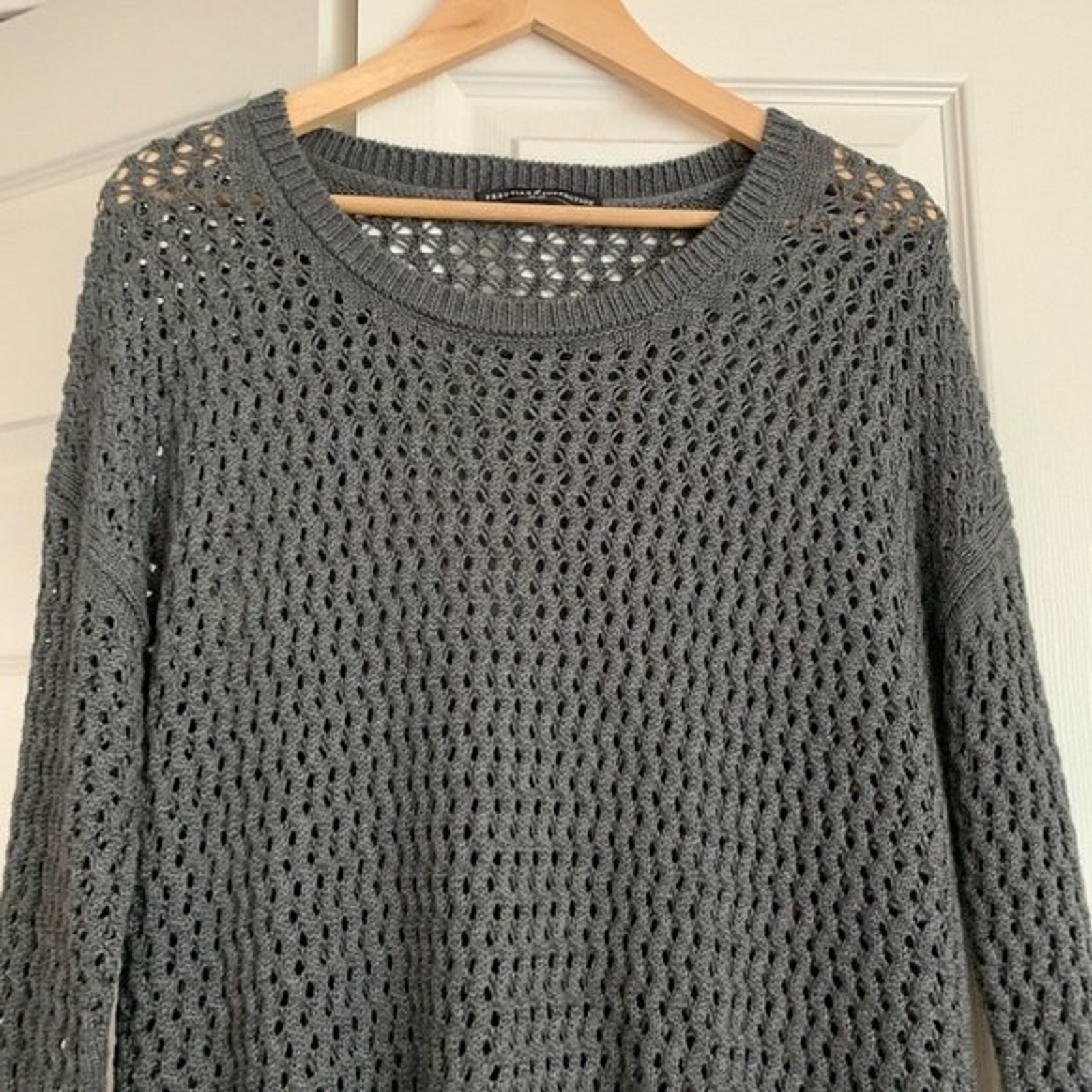 Peruvian connection gray tunic sweater - image 3
