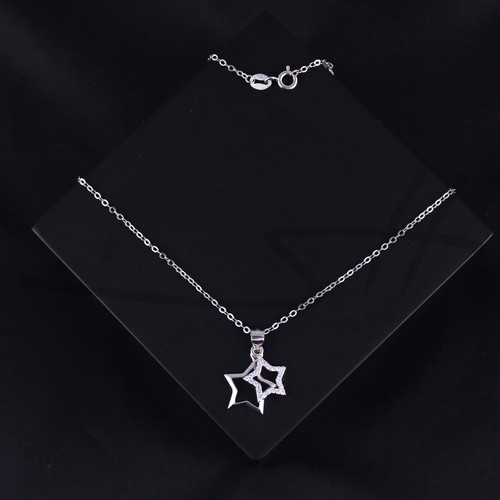 Sterne Kette Halskette 925 Sterling Silber, im Etui, Weihnachtsgeschenk - Bild 8 von 8