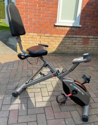 Exerpeutic 400xl Folding Recumbent Bike With Exerpeutic Foldable