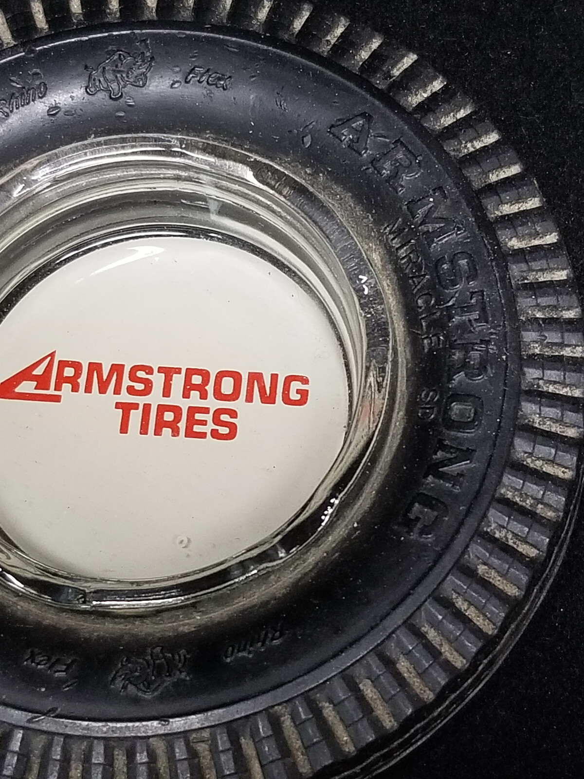 Vintage "ARMSTRON TIRES" TIRE ASHTRAY eBay