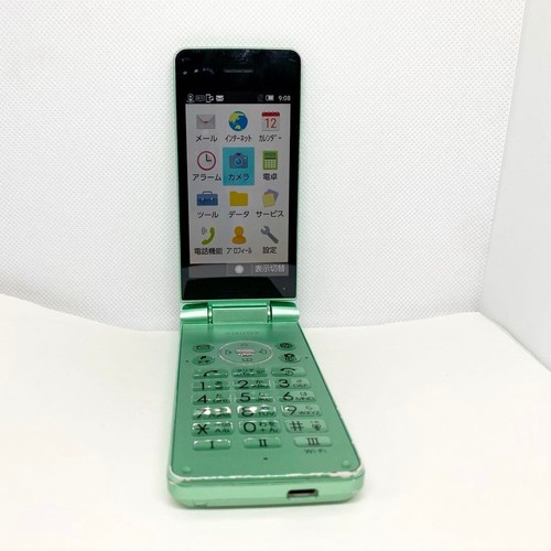 SHARP AQUOS Keitai 3 805SH Softbank Unlocked Green SIM Free flip phone