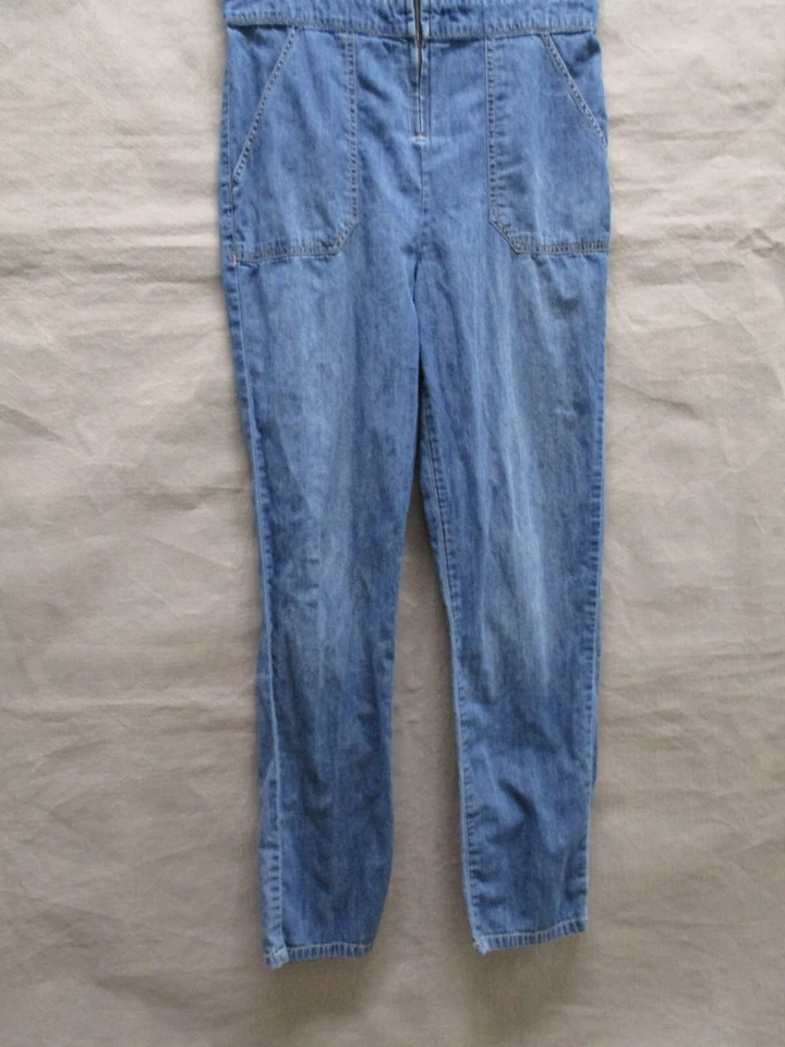 Mono informal Current Elliot para mujer 0 azul cambray denim The Flight Tanker Foto 3 de 4