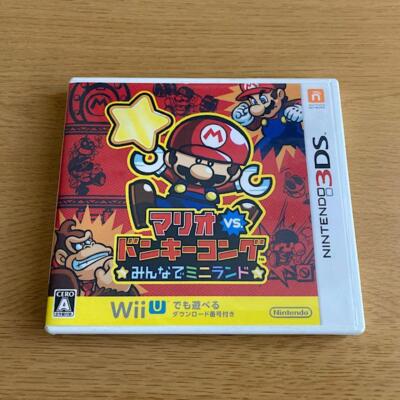Used Nintendo 2015 Mario vs. Donkey Kong Minna de Mini Land Nintendo 3DS Action 