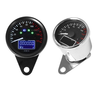 12V Motorbike LCD Dashboard Instrument Cluster Panel Tachometer with Speedometer